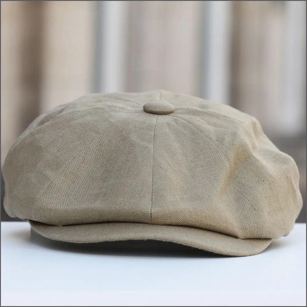Alfie Irish Linen 8piece Khaki Cap 
