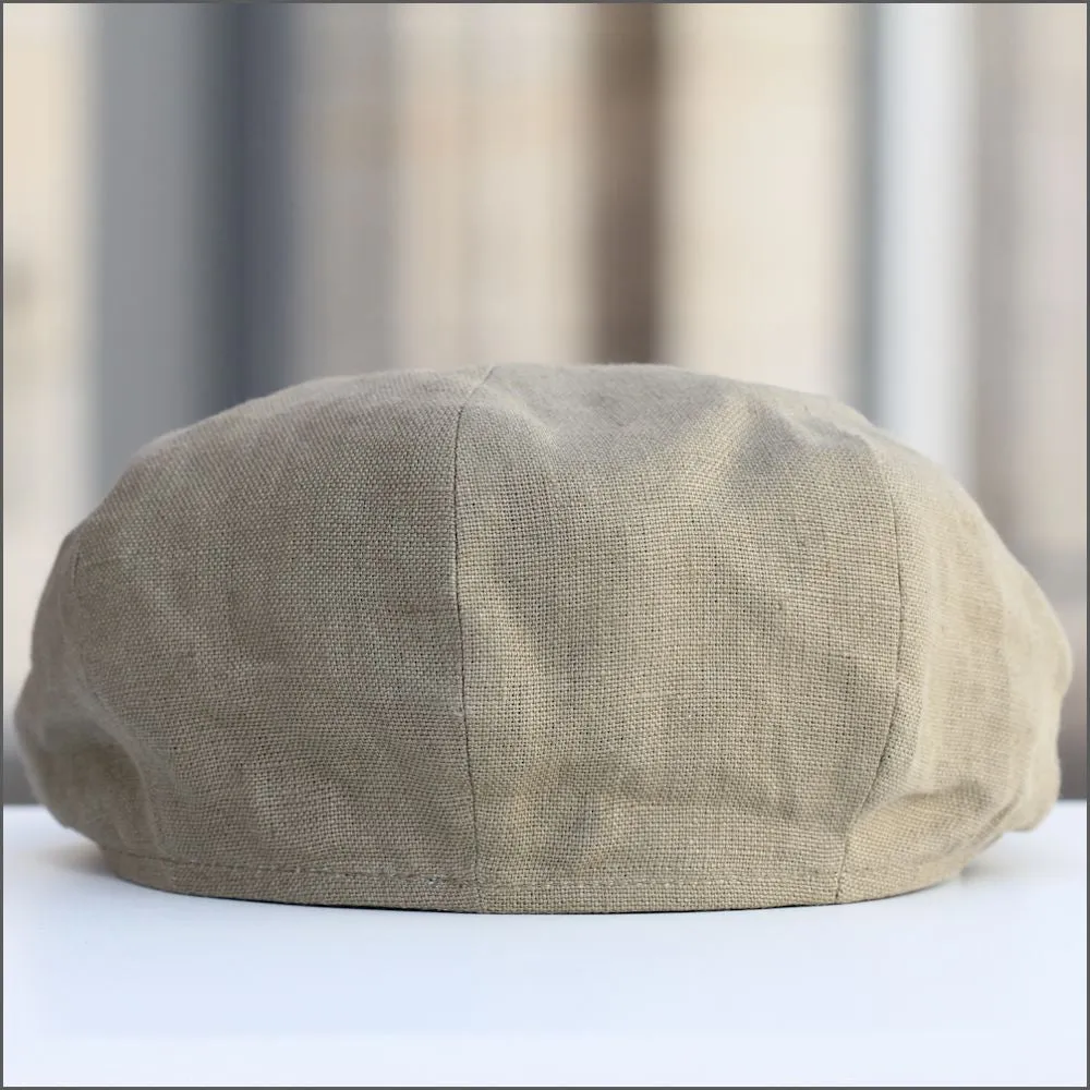 Alfie Irish Linen 8piece Khaki Cap 