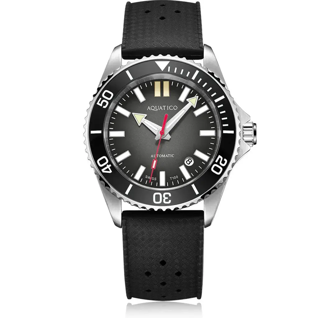 Aquatico Super Ocean Black Dial (SWISS MADE Sellita sw200-1)