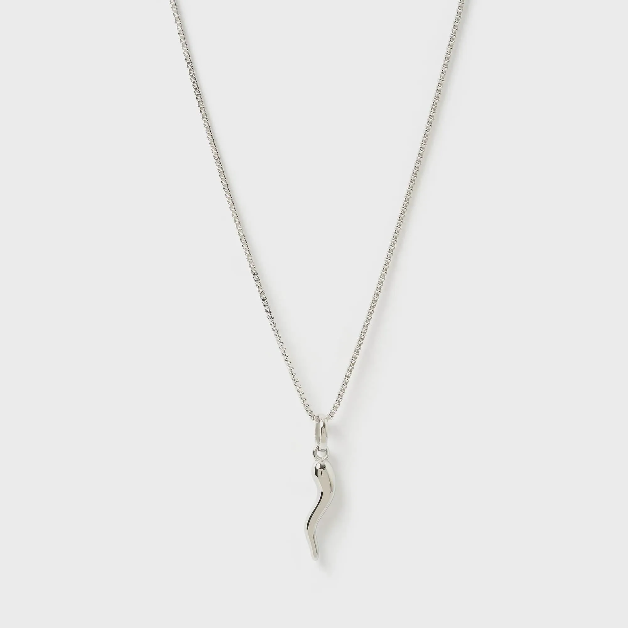 Arms Of Eve | Cornicello Silver Charm Necklace