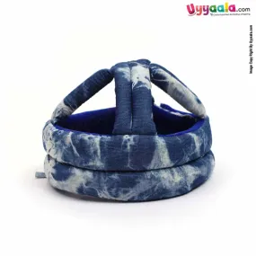 Baby Safety Helmet for Bump-Free Protection and 100% Cotton Rabbit Print,12-36m Age -Blue