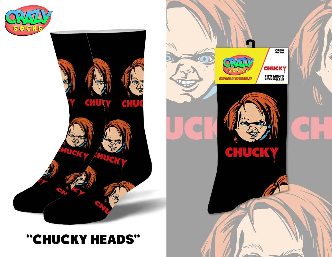 Chucky Logo - Mens Crew Folded