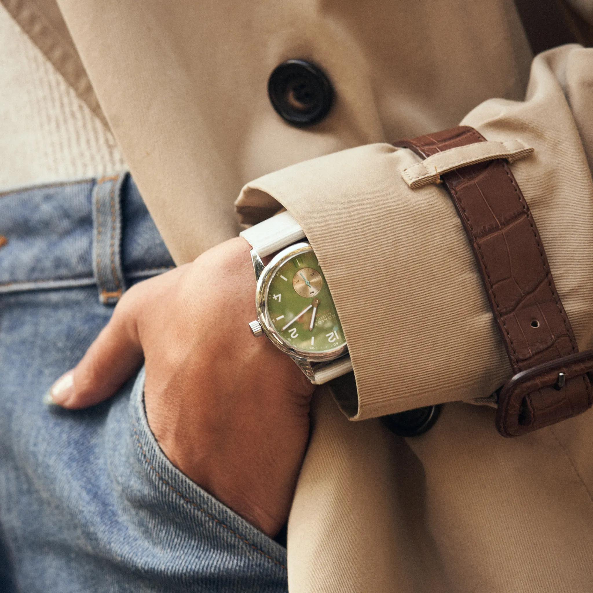 Club Date 38 Limited Edition For Hodinkee 'Reseda'
