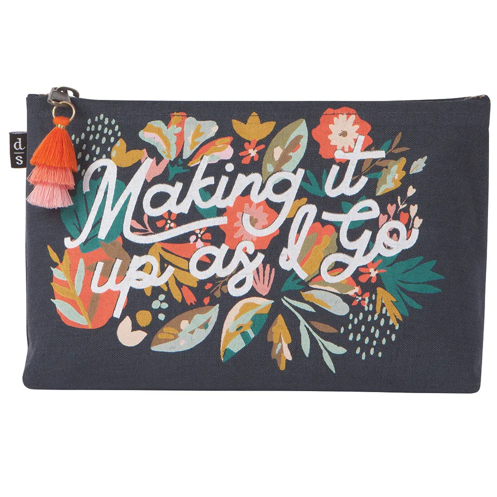 Danica Cosmetic and Toiletry Bag Linen Small Superbloom