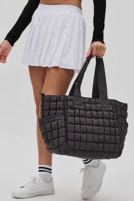 Dreamer Quilted Nylon Tote