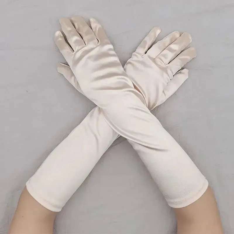 Elbow, Different Length Soft Stylish 1 Pair Gloves