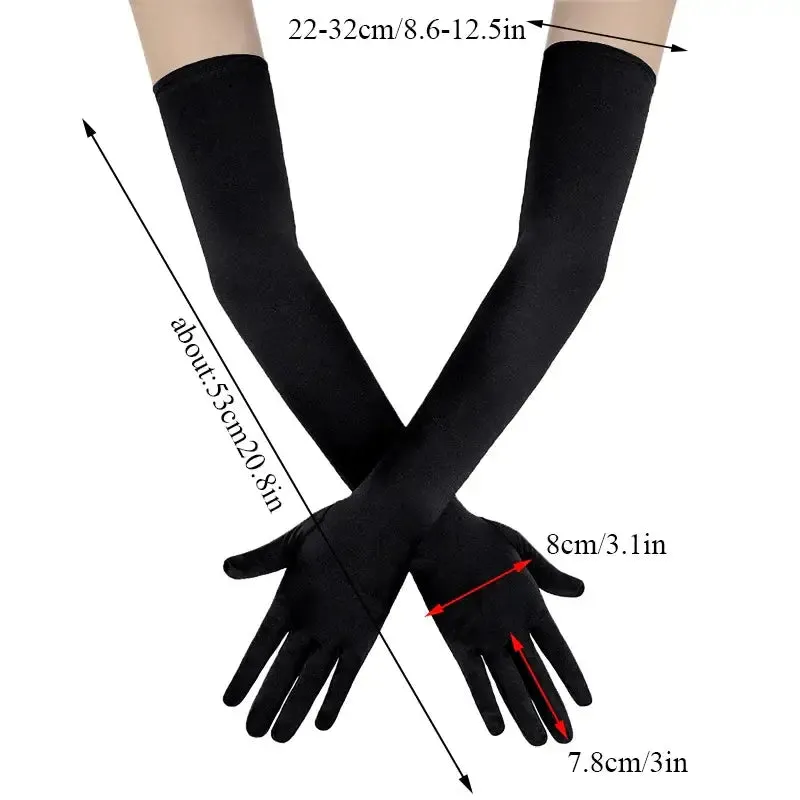 Elbow, Different Length Soft Stylish 1 Pair Gloves