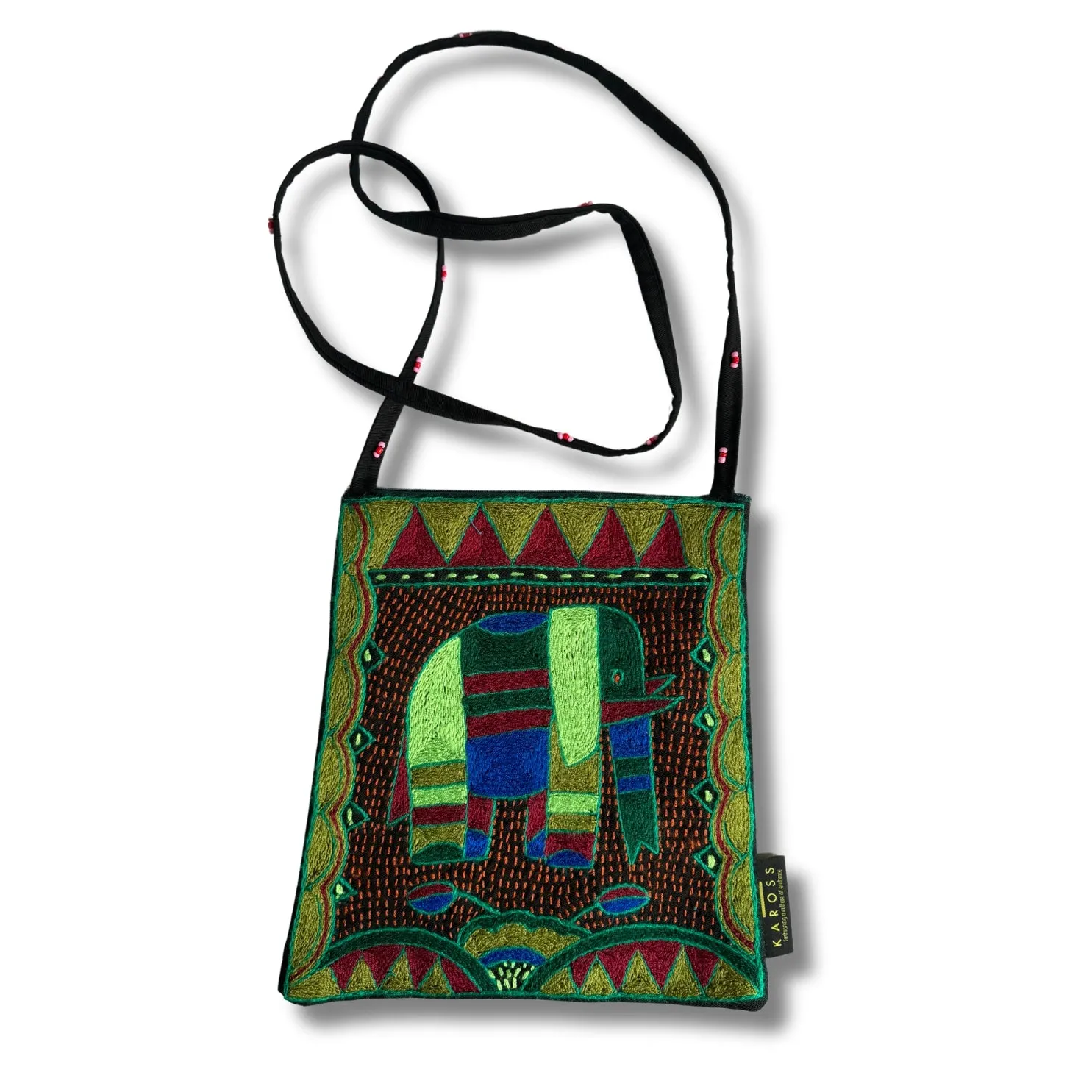 Fever Tree Hand-Embroidered Olivia Bag