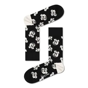 Happy Socks: Doggo Black White