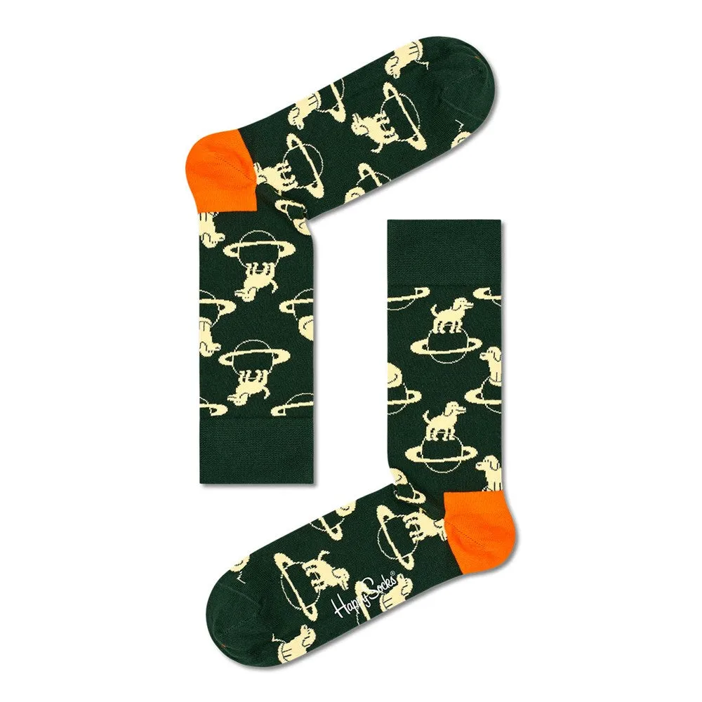 Happy Socks: Space Dog Dark Green