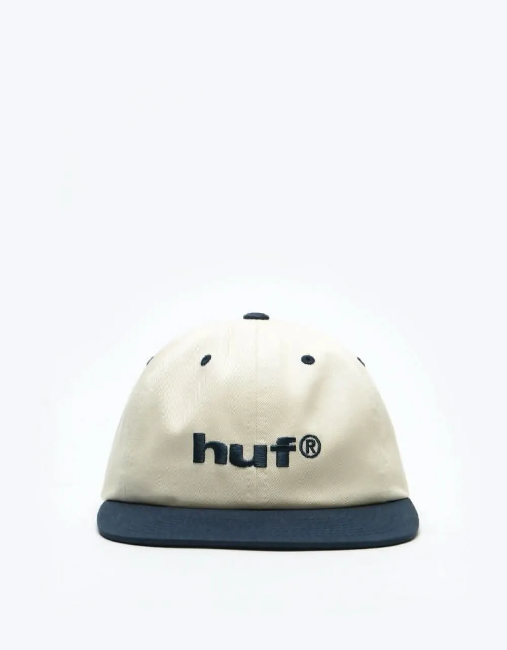 HUF 98 Logo 6 Panel Cap - Off White