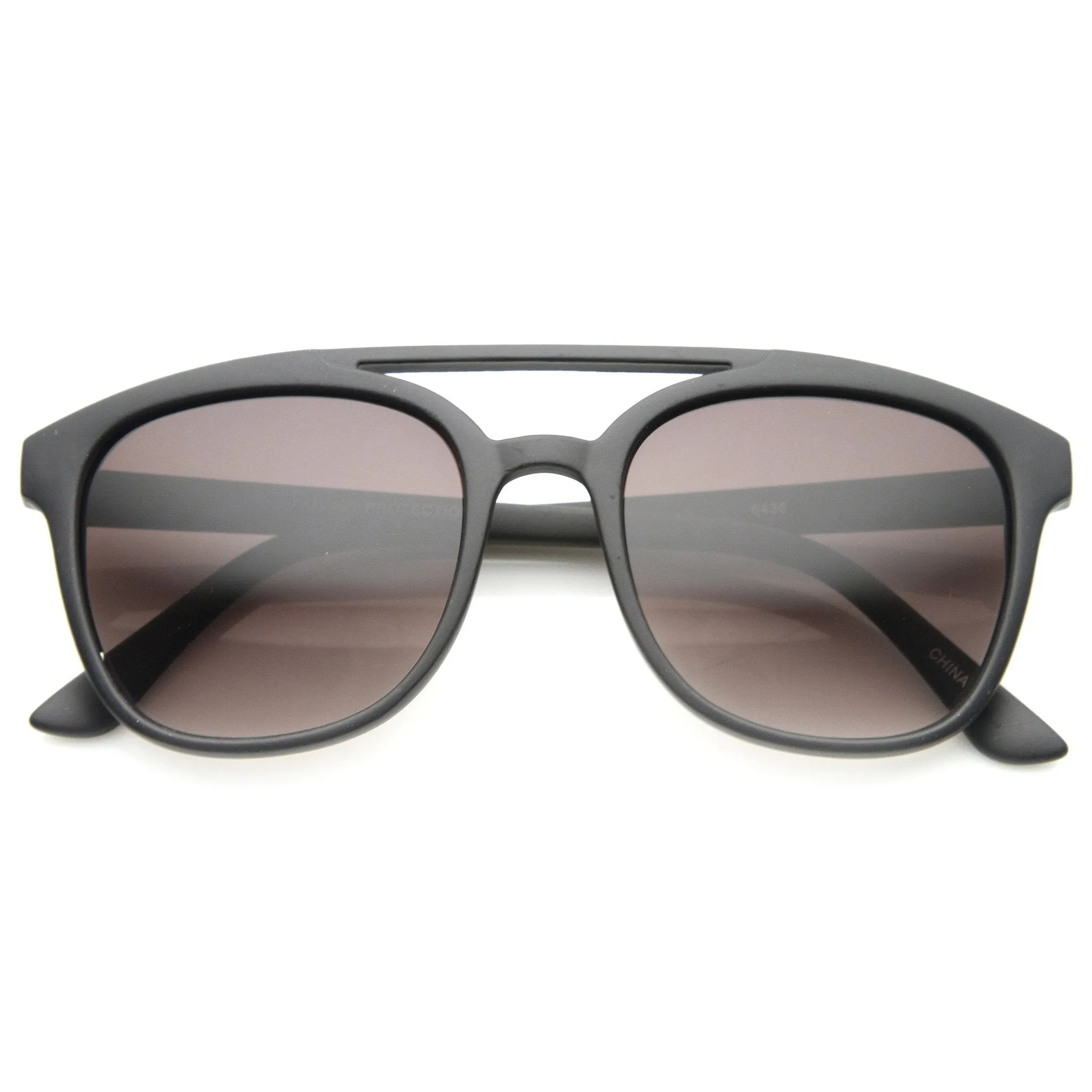 Indie Hipster Retro Square Aviator Sunglasses 9748