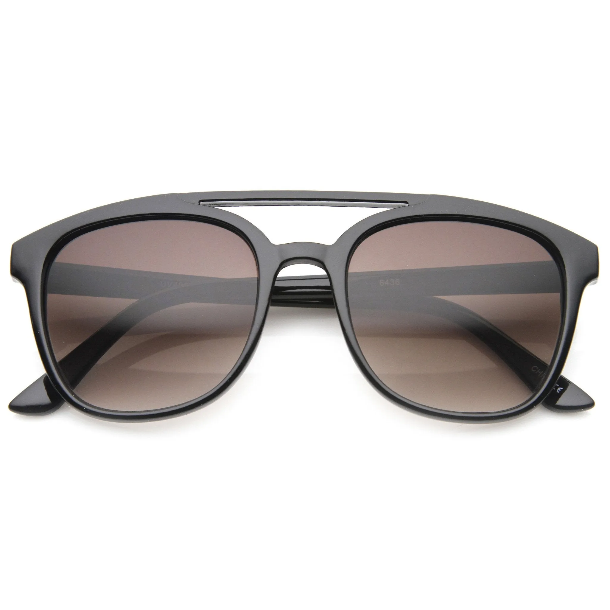 Indie Hipster Retro Square Aviator Sunglasses 9748