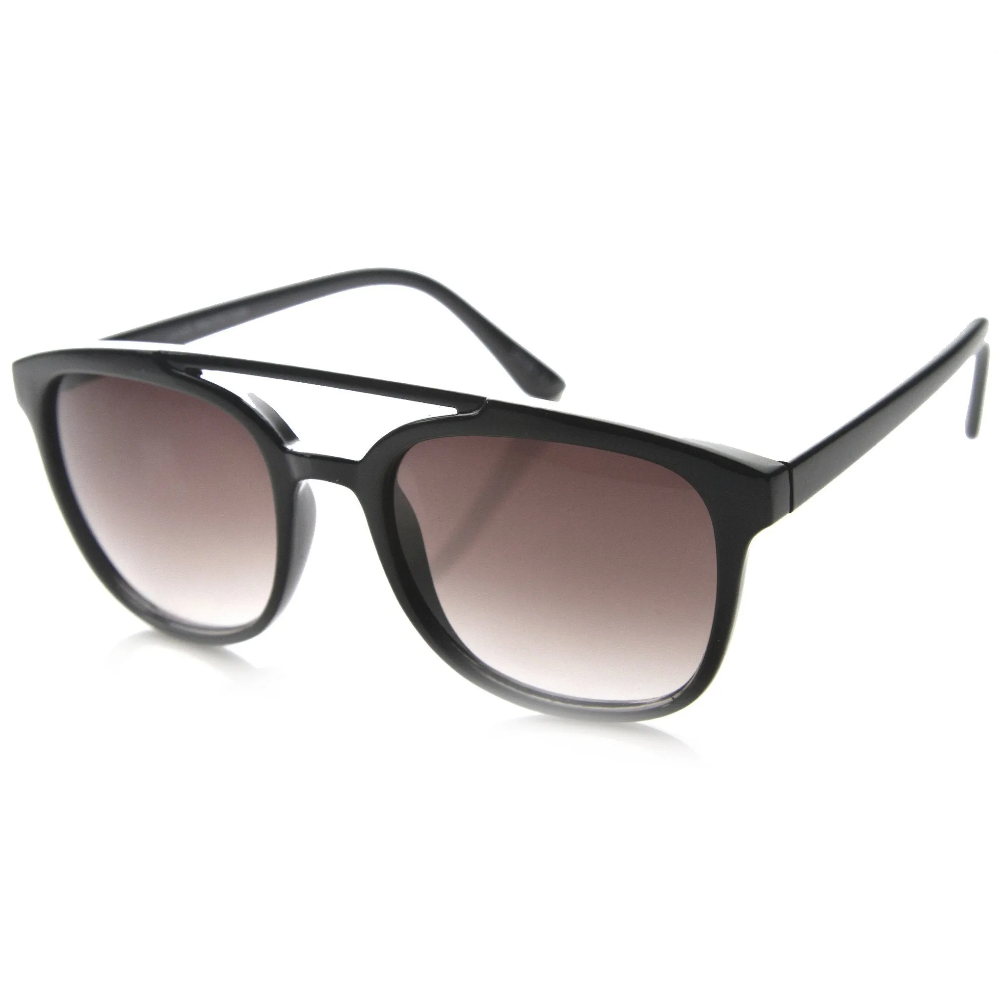 Indie Hipster Retro Square Aviator Sunglasses 9748
