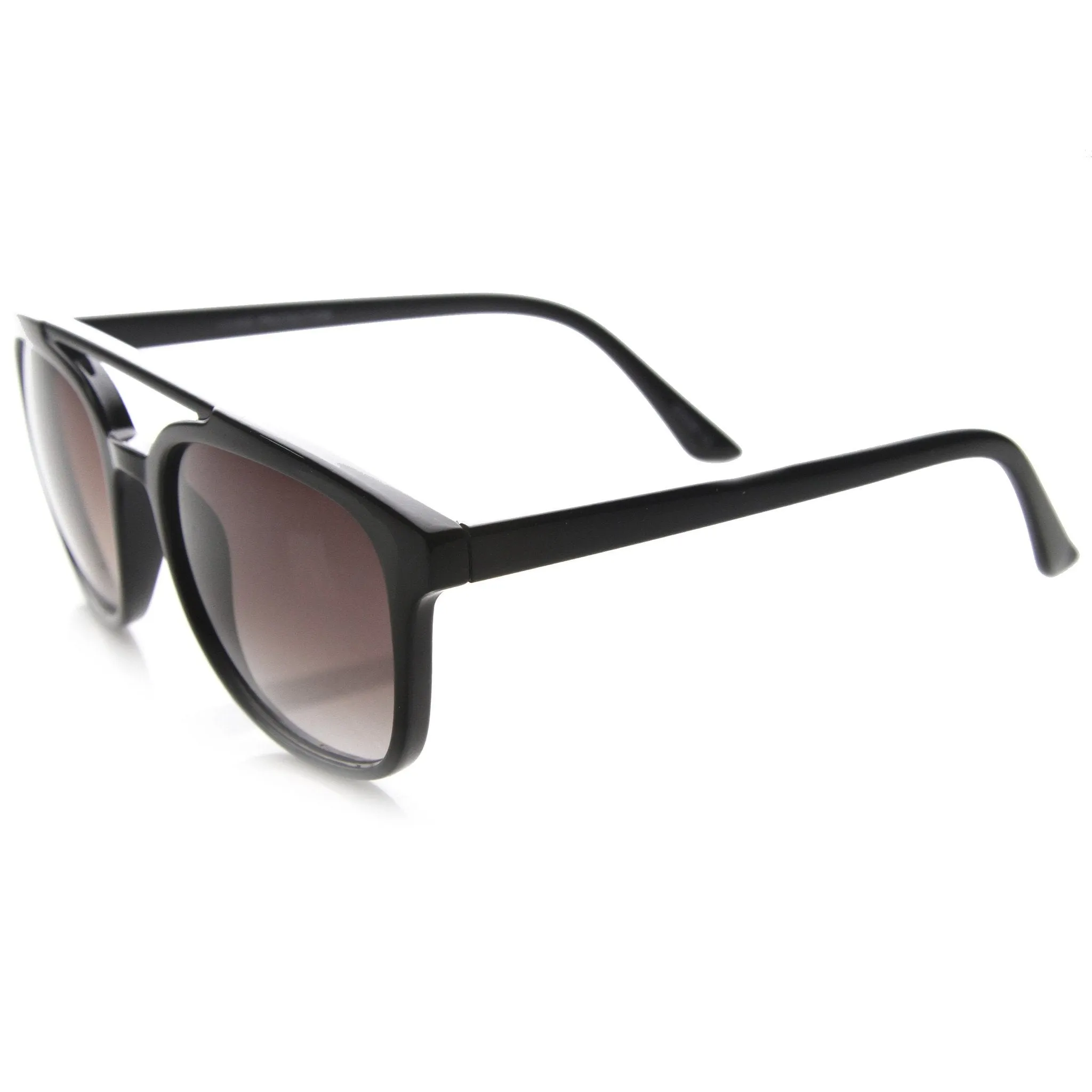 Indie Hipster Retro Square Aviator Sunglasses 9748