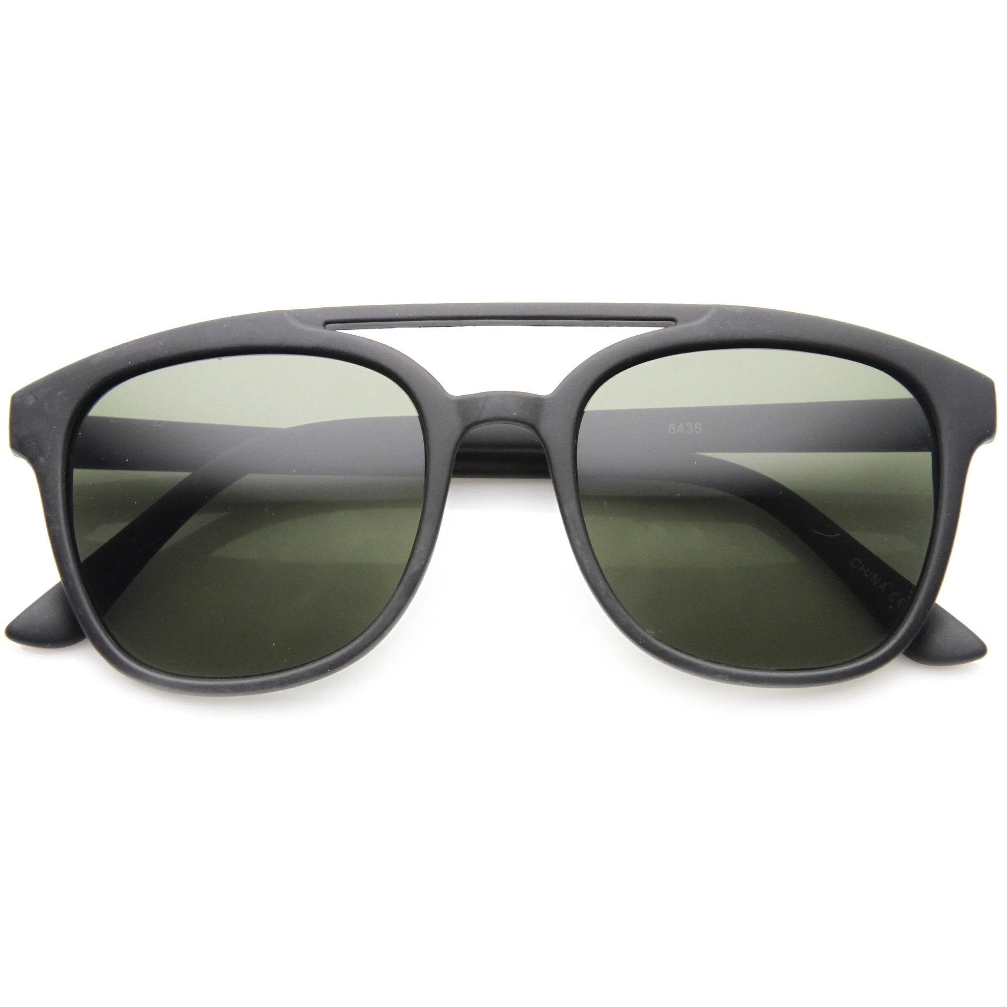 Indie Hipster Retro Square Aviator Sunglasses 9748