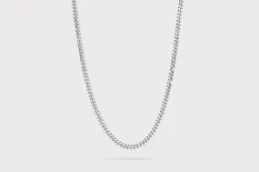 IX Curb Silver Necklace