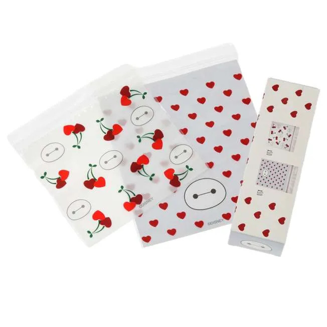 JDS - Baymax"Heart Cherry" Zipper Bags