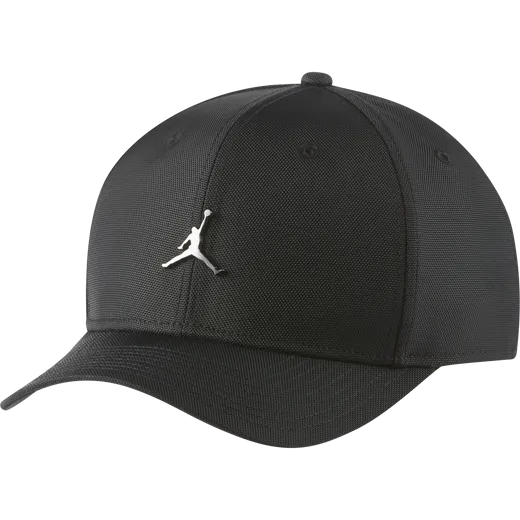 JORDAN MENS SNAPBACK HAT - BLACK/WHITE