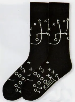 K Bell Mens Game Plan Socks