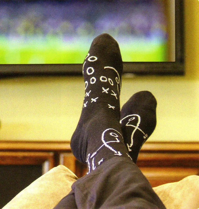 K Bell Mens Game Plan Socks