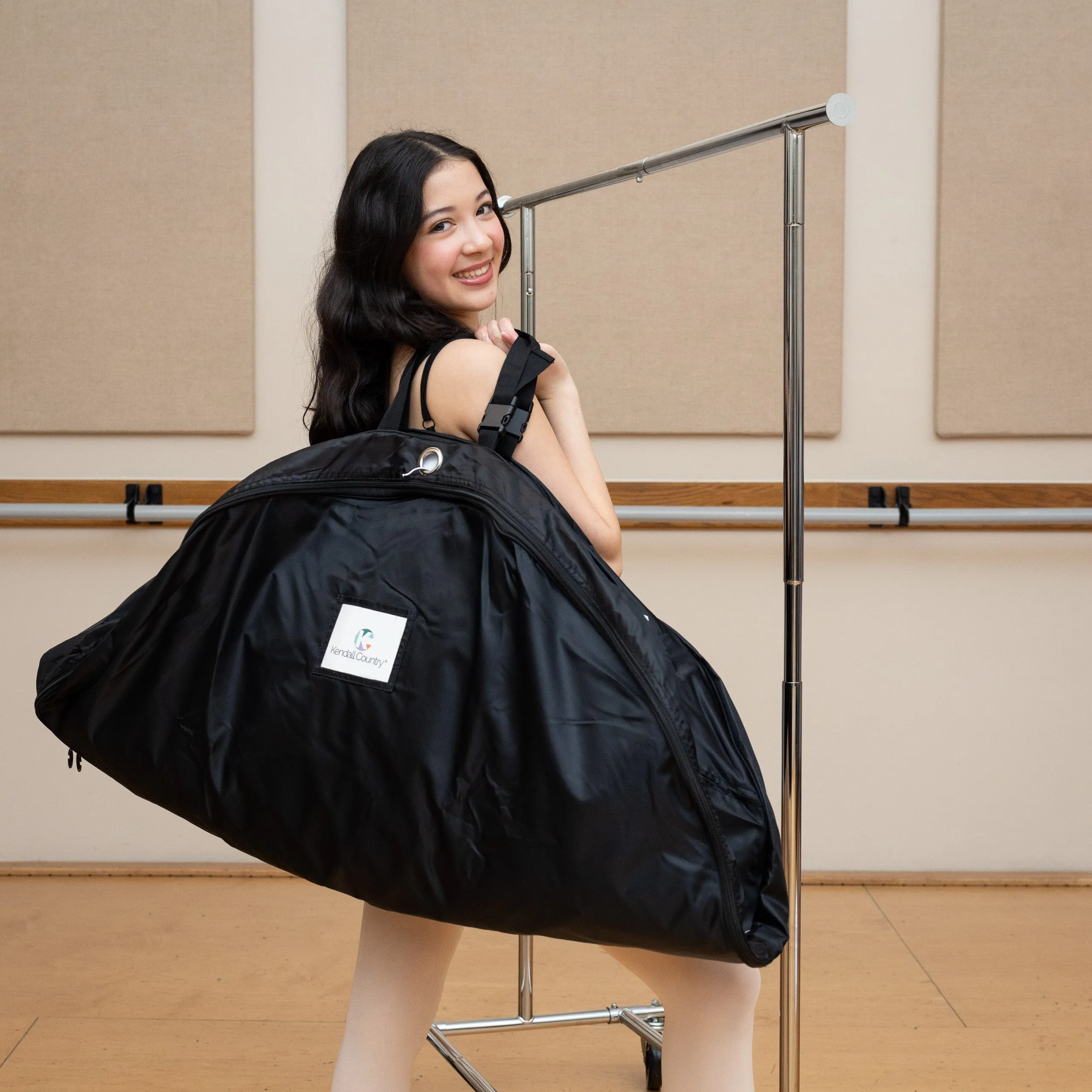 Large Pancake Tutu Garment Bag - Raven Black 40" | 45"