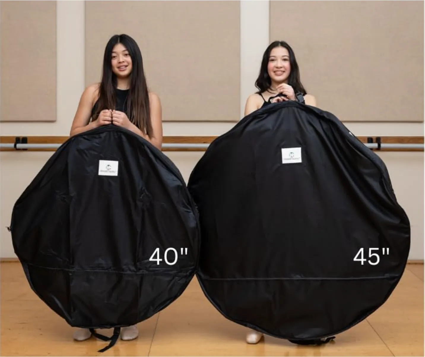 Large Pancake Tutu Garment Bag - Raven Black 40" | 45"
