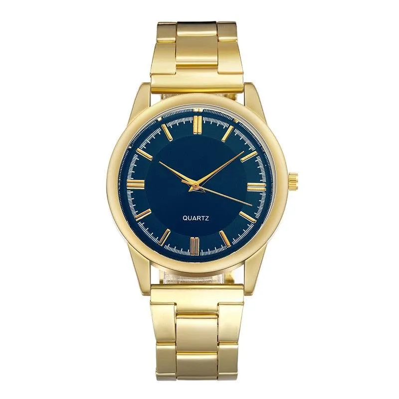 Men Business Quartz Watches Stainless Steel Casual Watch Man