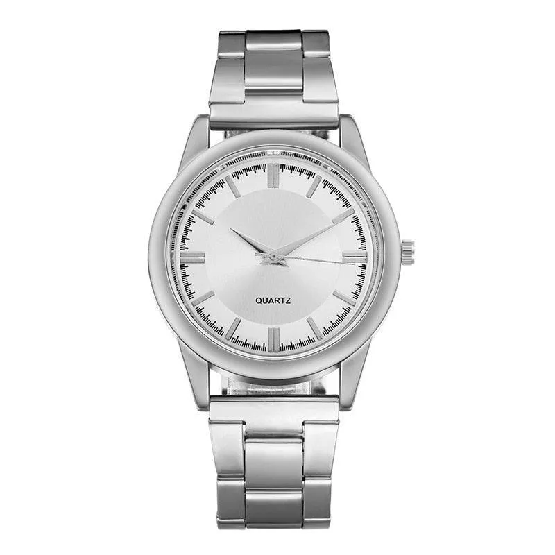 Men Business Quartz Watches Stainless Steel Casual Watch Man