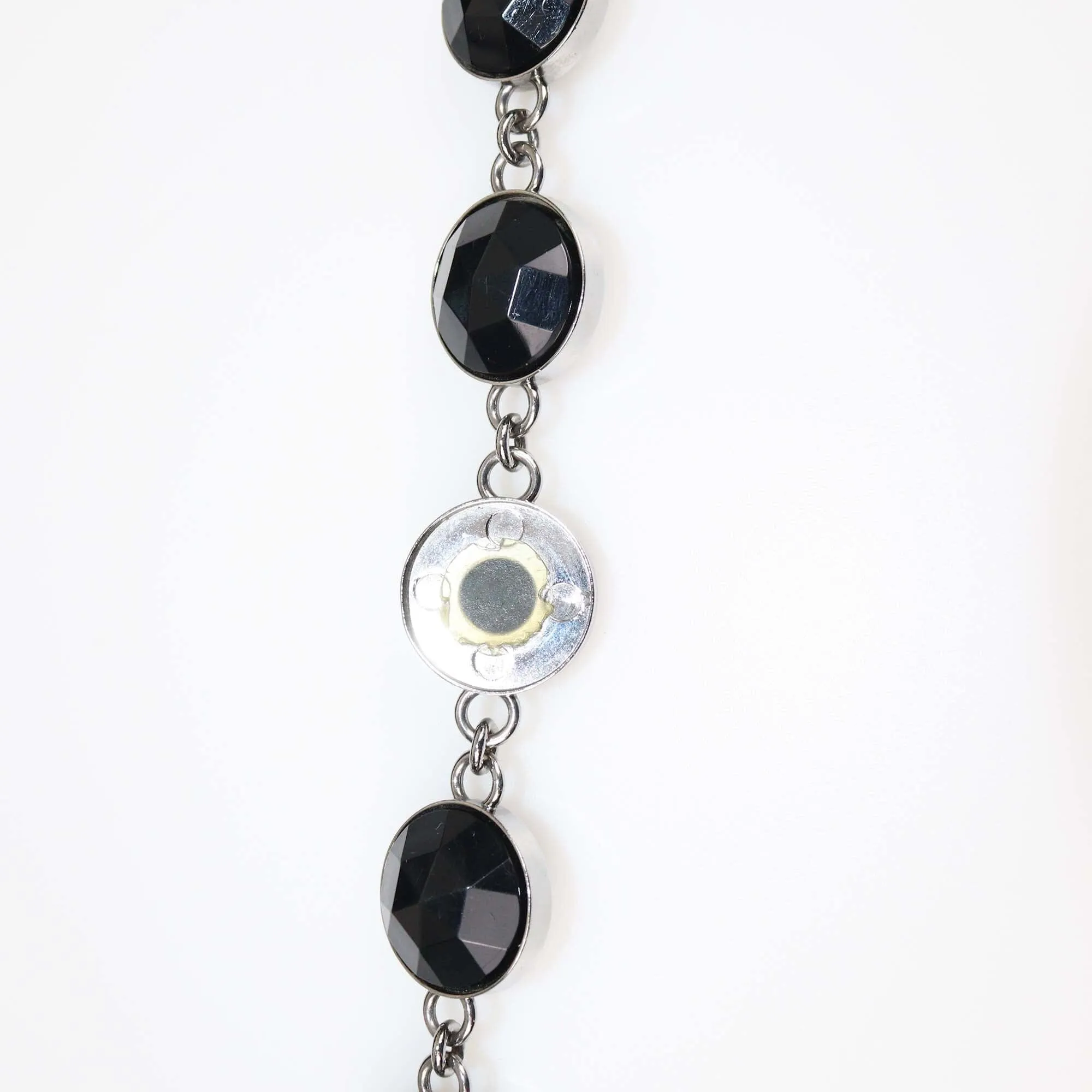 Miu Miu Black Matelasse Crystal Shoulder Bag