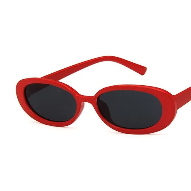 Oval Sunglasses Women Retro Sunglasses Cat Eye Sunglasses