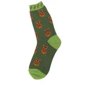 Owls Socks Women's Crew Sock