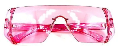 Retro rimless color diva sunglasses