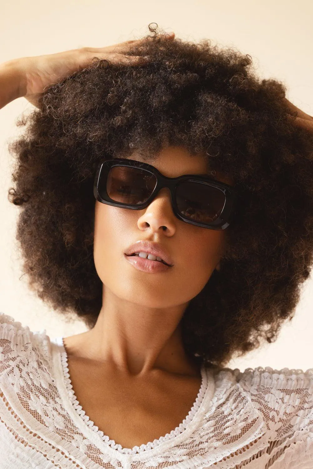 Retro Square Frame Sunglasses