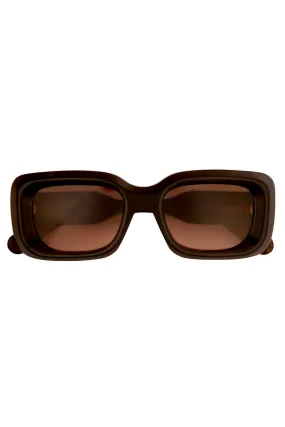 Retro Square Frame Sunglasses