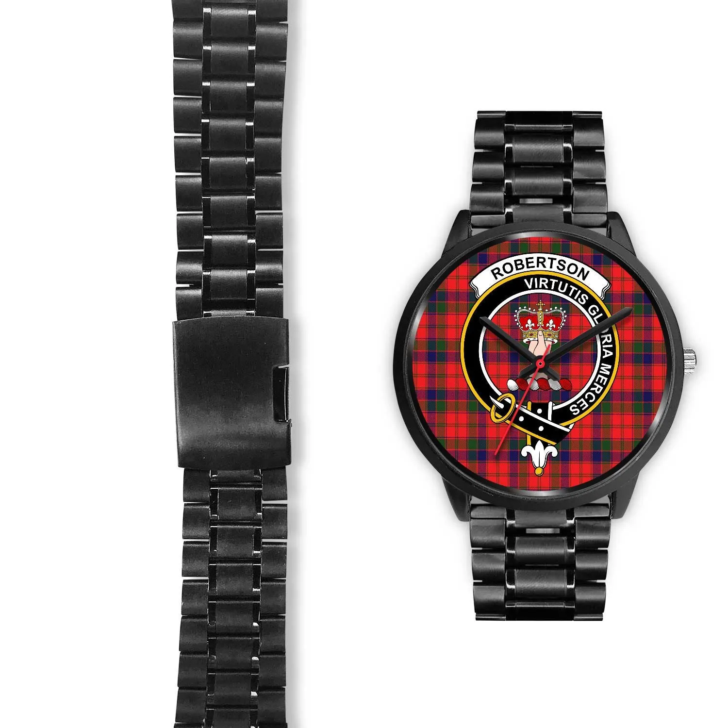 Robertson Modern Clan Badge Tartan Black Watch