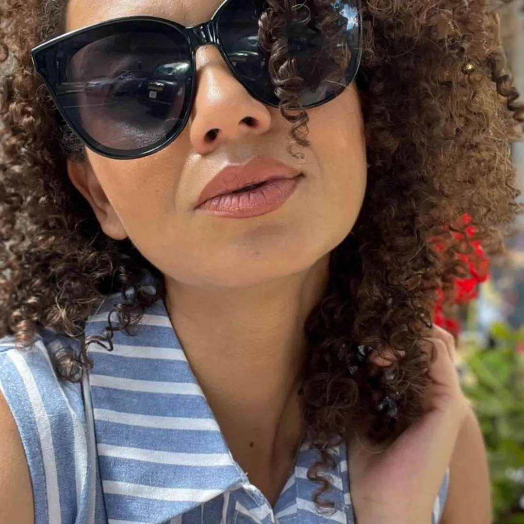 Round Retro Cat Eye Sunglasses