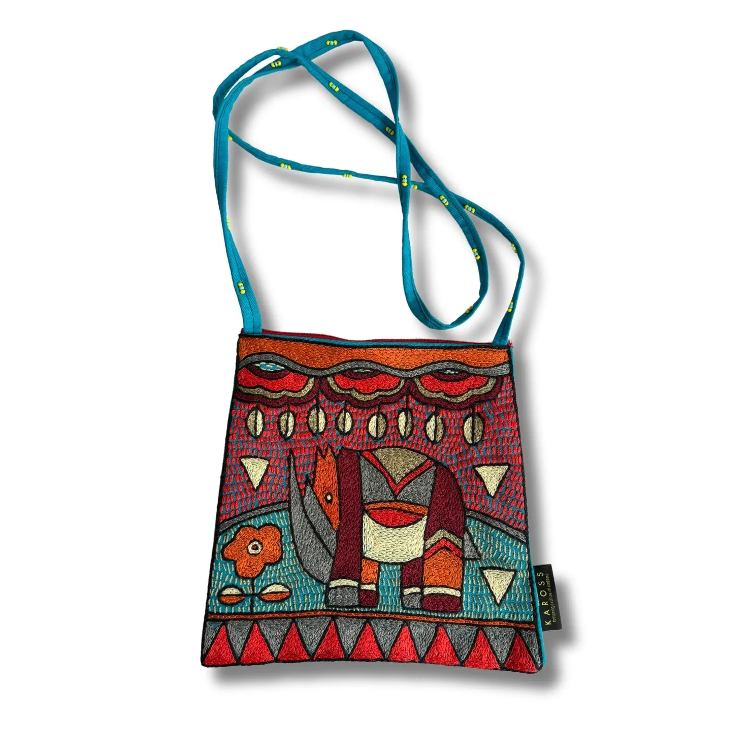 Royal Zulu Hand-Embroidered Olivia Bag