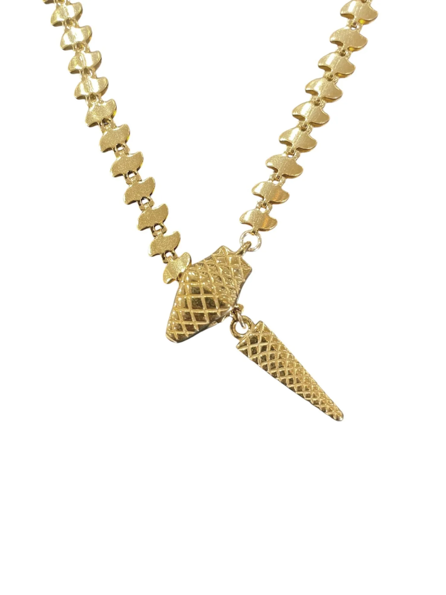 Serpent Necklace - Gold