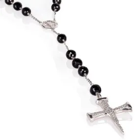 Signature Diamond Rosary Necklace