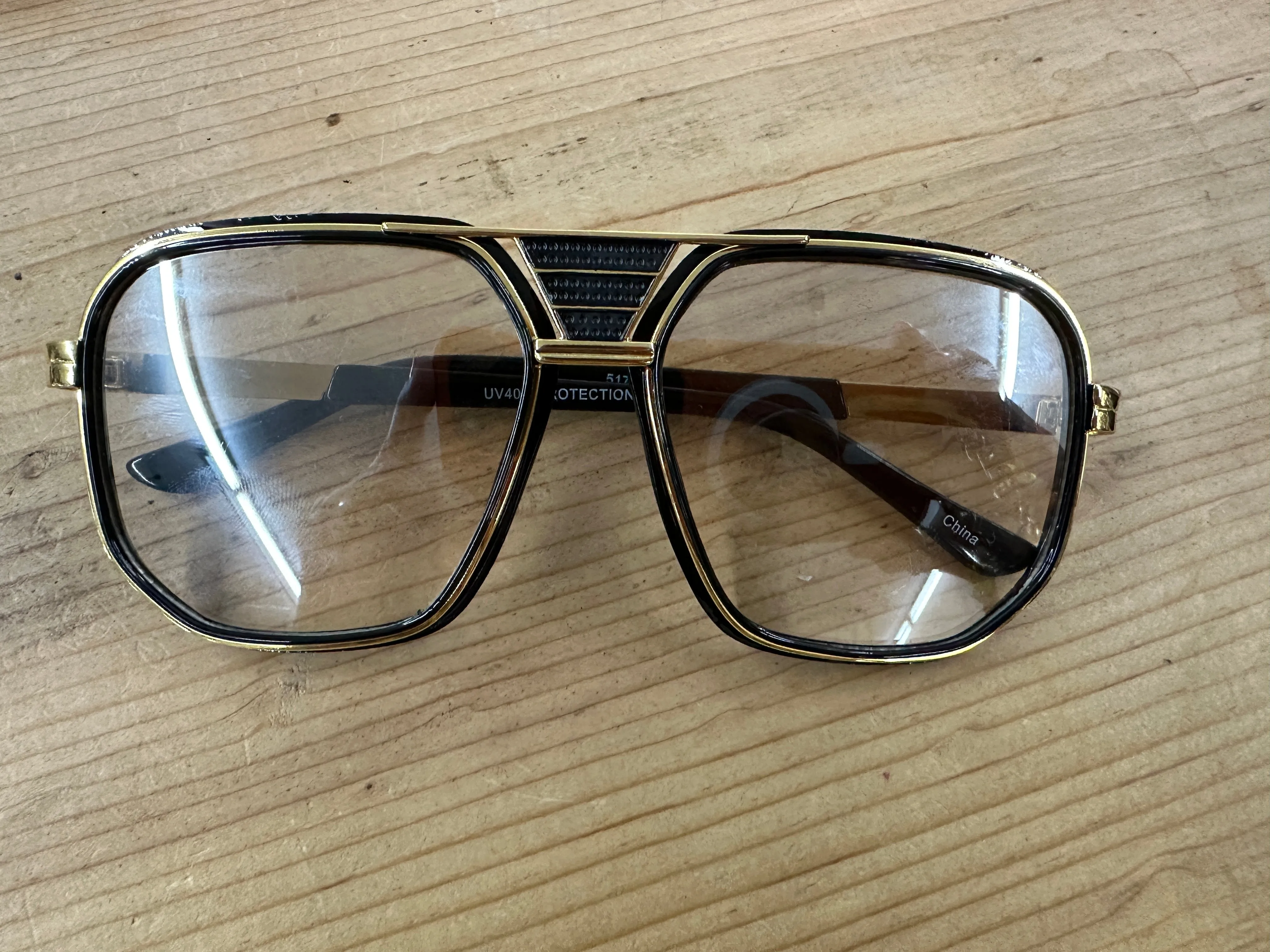 The Dude Retro Aviator Sunglasses