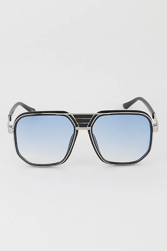 The Dude Retro Aviator Sunglasses