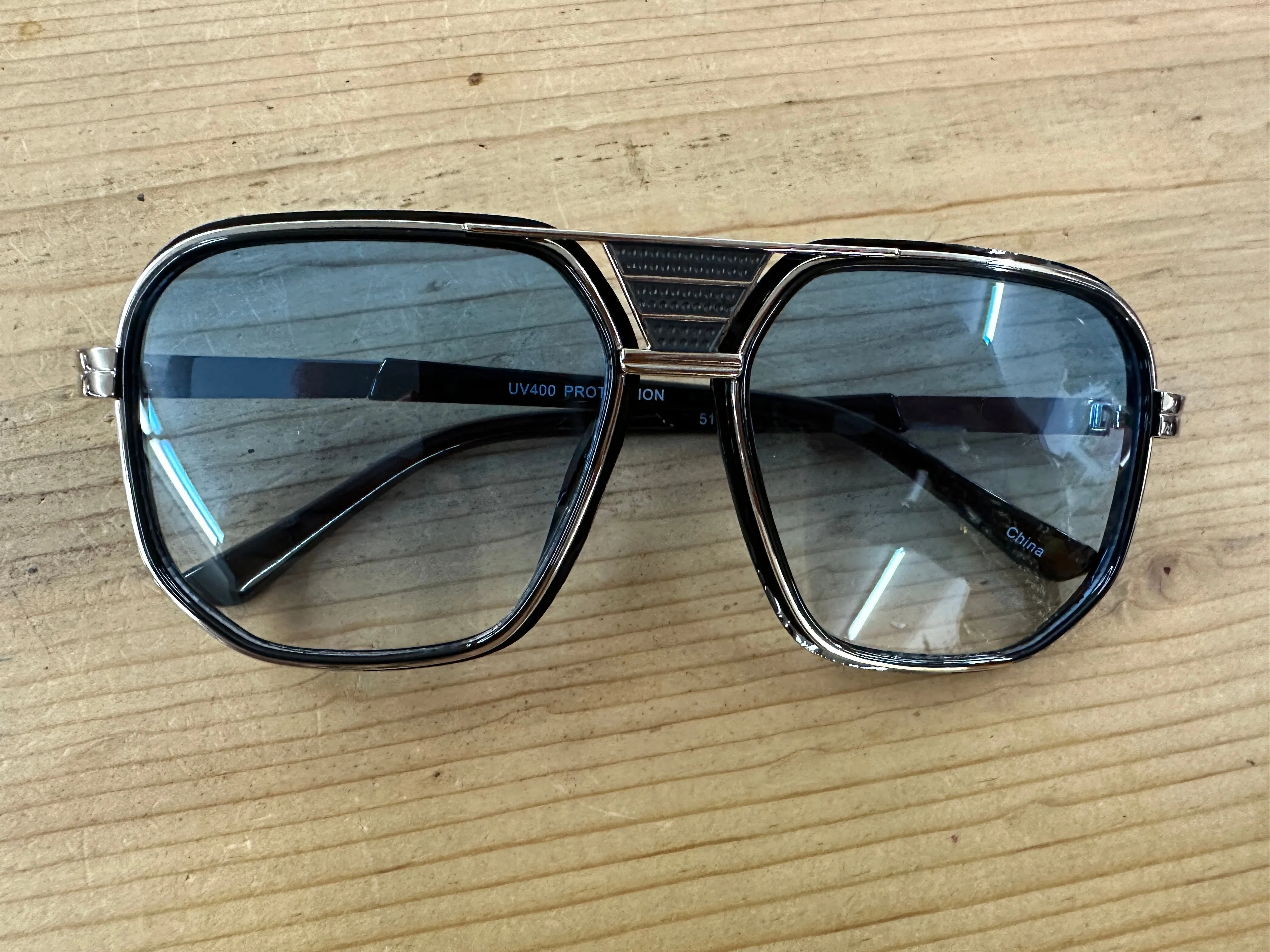 The Dude Retro Aviator Sunglasses