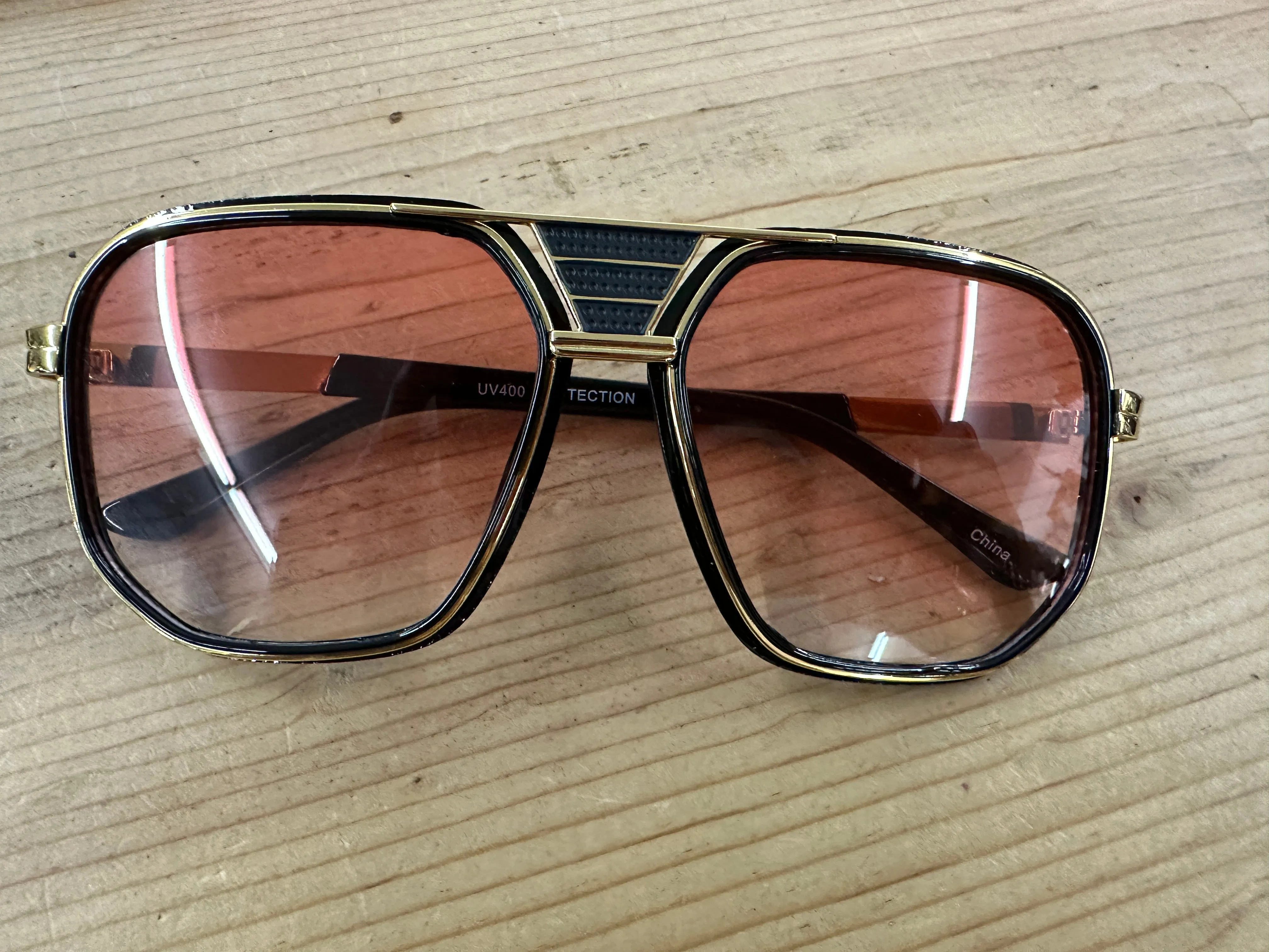 The Dude Retro Aviator Sunglasses