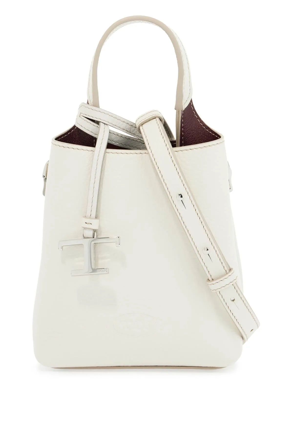 Two-Tone Leather Crossbody