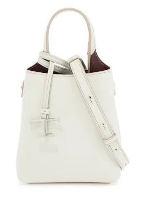 Two-Tone Leather Crossbody