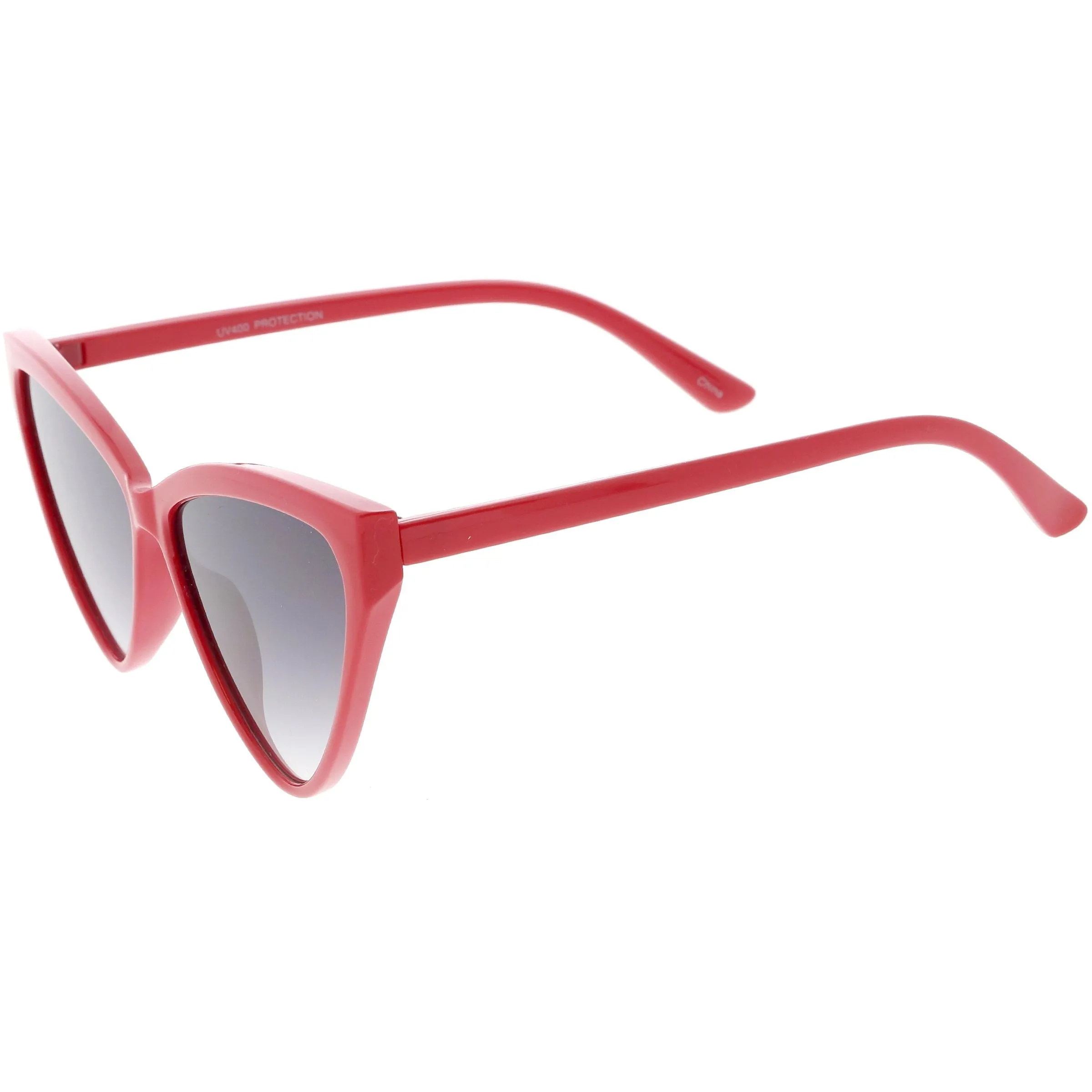 Women's Retro Modern High Tipped Cat Eye Sunglasses C738