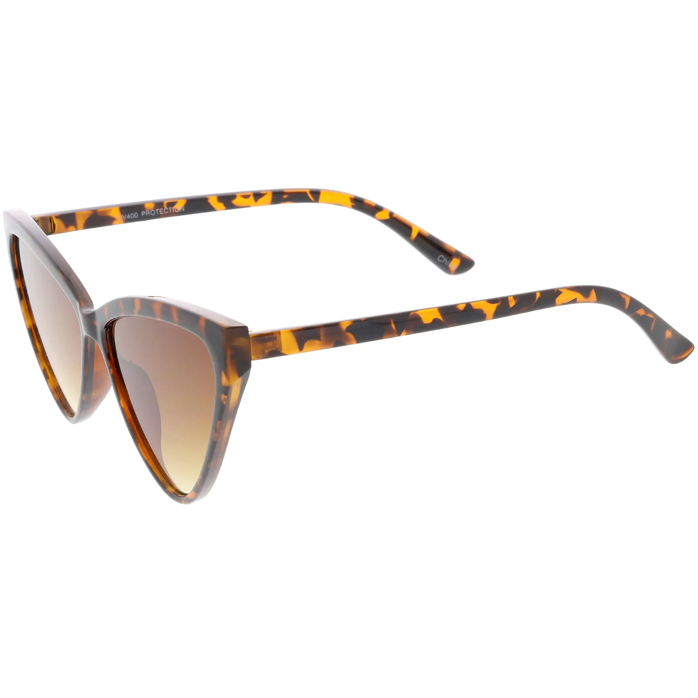 Women's Retro Modern High Tipped Cat Eye Sunglasses C738