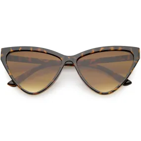 Women's Retro Modern High Tipped Cat Eye Sunglasses C738