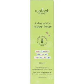 Wotnot Biodegradable Nappy Bags 100% Compostable 50 Pack